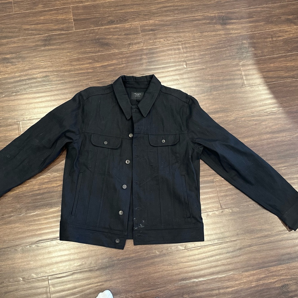 Rag & Bone black denim jacket